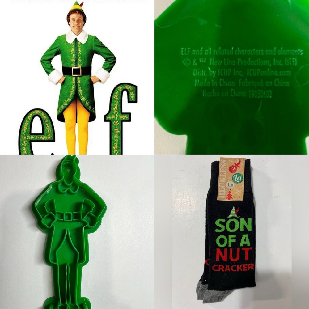 Elf Cookie Cutter and Socks Set